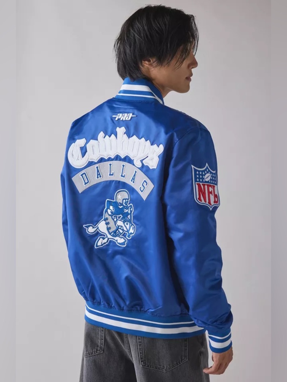 Pro Standard NFL Dallas Cowboys Satin Varsity Jacket Large
